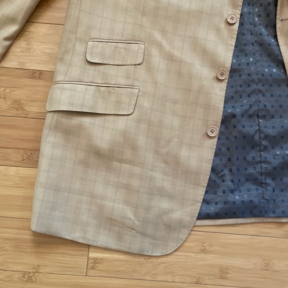 Mecca Sport Coat Suit Jacket Blazer 2 pocket Front 3 Pocket Inside Size 52 - Picture 5 of 16